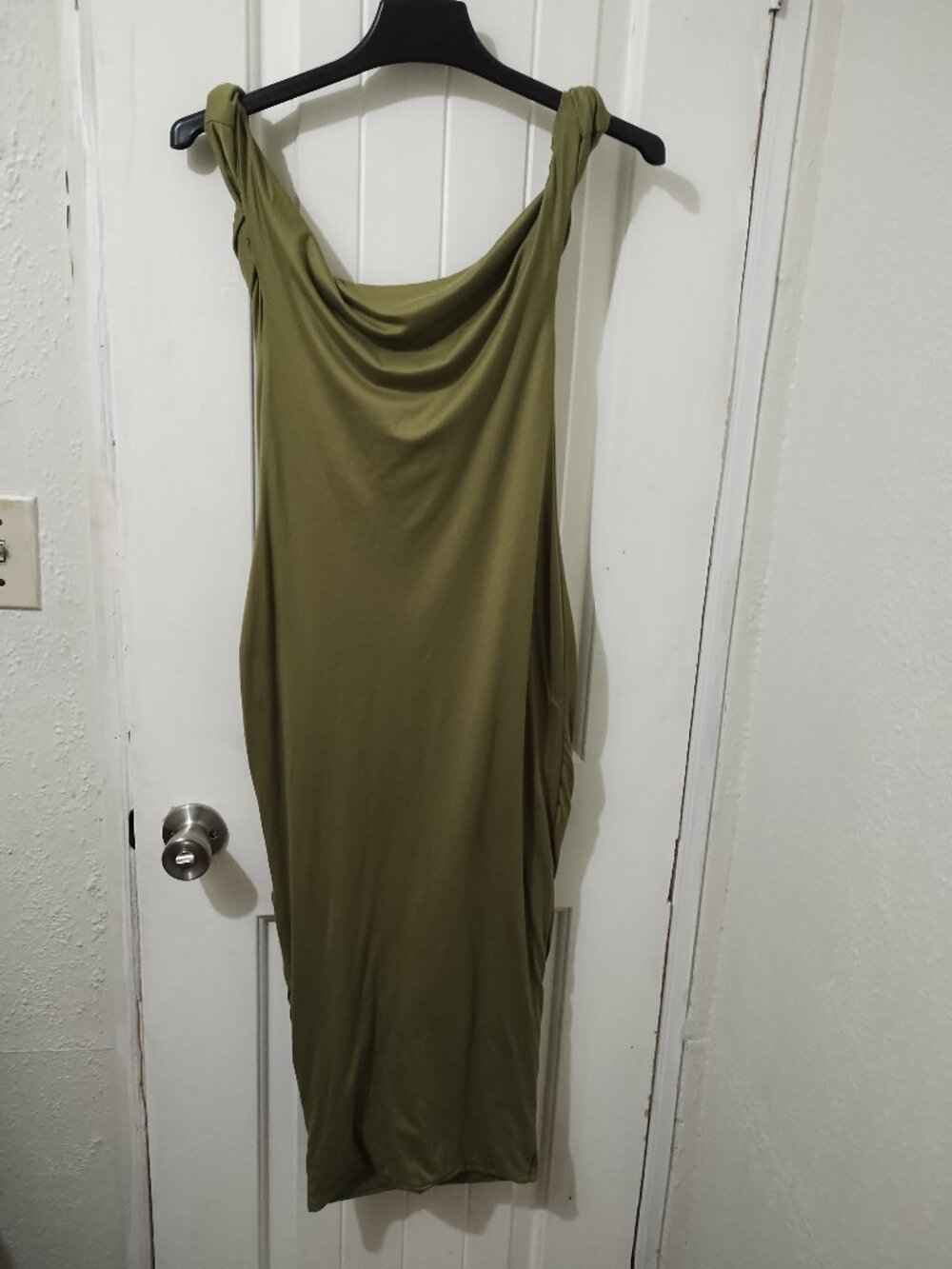 Club L London Olive Dress US 6 Resort Holiday Wedding Cocktail Formal Fall Date